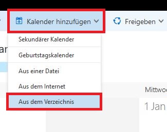 Kalender Eines Anderen Postfachs Offnen Rrze Anleitungen